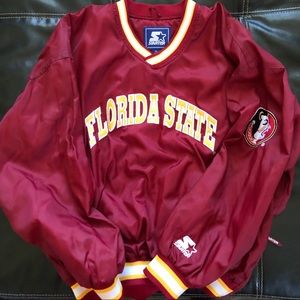 Vintage Starter Florida State Varsity Pullover
